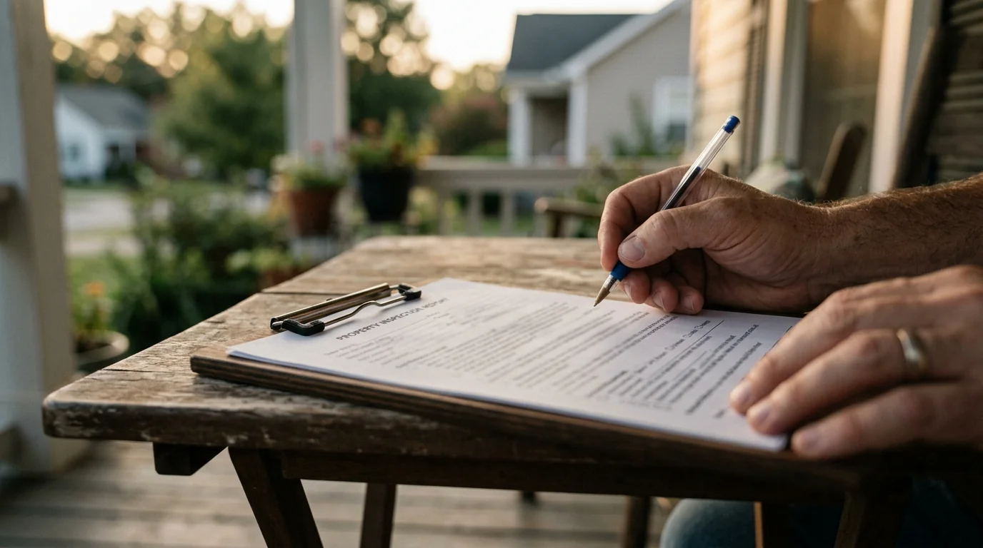 Structural engineer’s letter and itemized foundation repair estimate on a clipboard