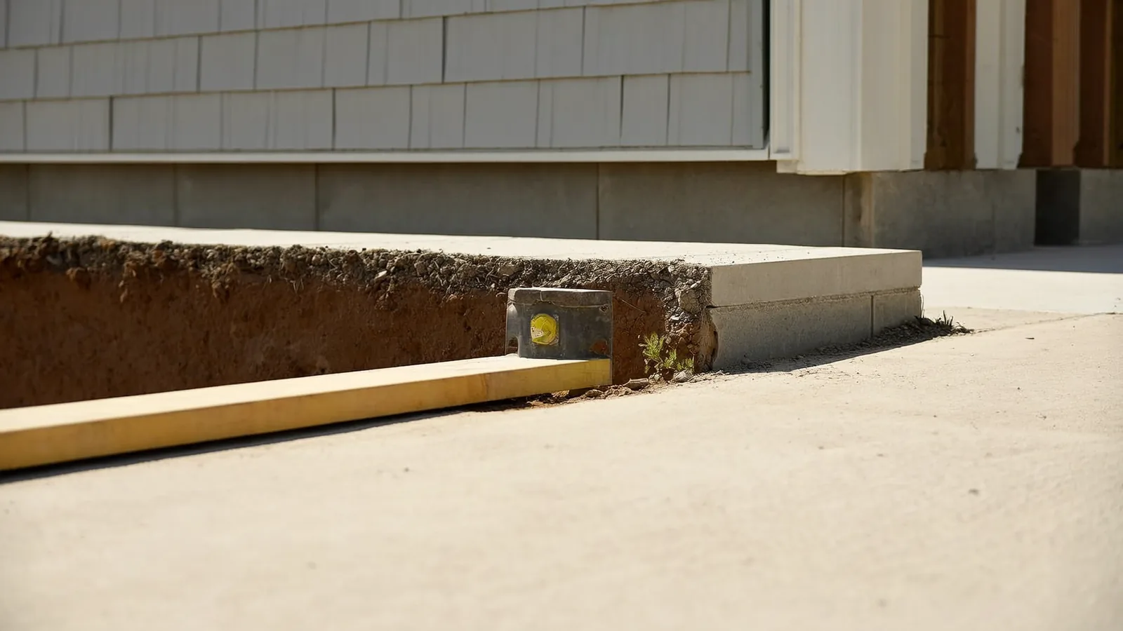 Technician injecting polyurethane foam through drilled port in a residential concrete slab in Knoxville Tennessee